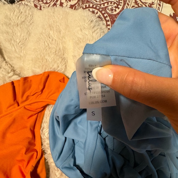 Lulus Myrtle Beach Light Blue Lace-Up One Piece Swimsuit - Picture 5 of 6